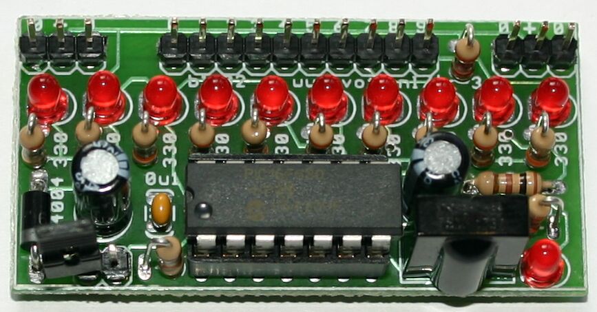 IR-3 : low-cost IR decoder chip with 10 outputs