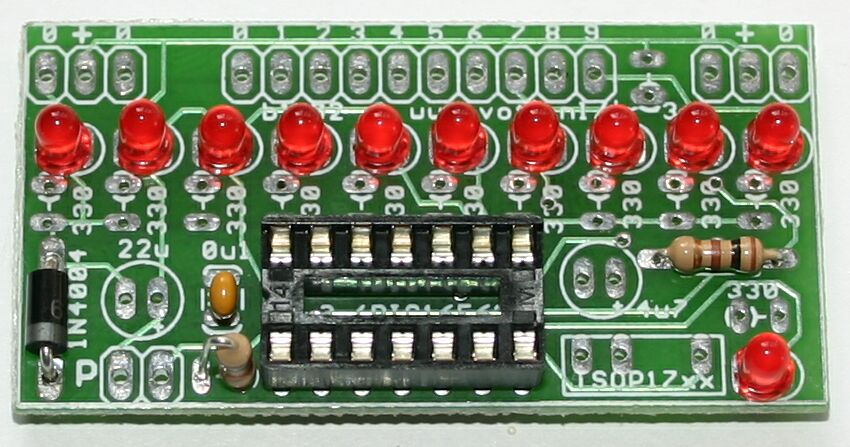 IR-3 : low-cost IR decoder chip with 10 outputs